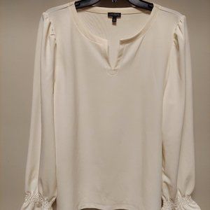 Talbots Womens Cream Top Size: XL